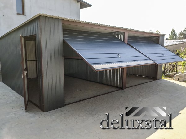 Lemezgarázs, garázs, csarnok, beálló, 7x5 konténer akció